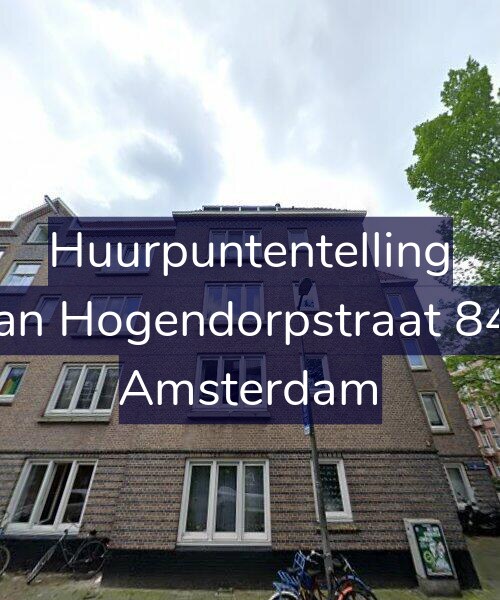 Foto gevel Huurpuntentelling voor Van Hogendorpstraat 847, Amsterdam