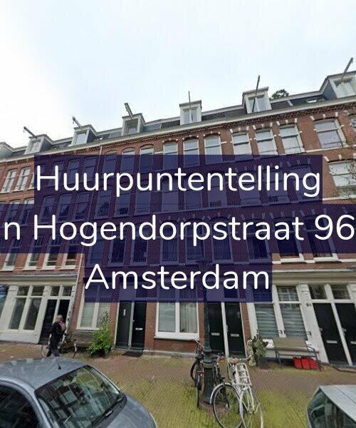 Foto gevel Huurpuntentelling voor Van Hogendorpstraat 96-H, Amsterdam