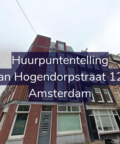 Foto gevel Huurpuntentelling voor Van Hogendorpstraat 121, Amsterdam