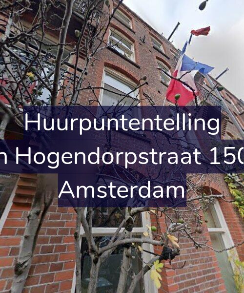 Foto gevel Huurpuntentelling voor Van Hogendorpstraat 150-H, Amsterdam