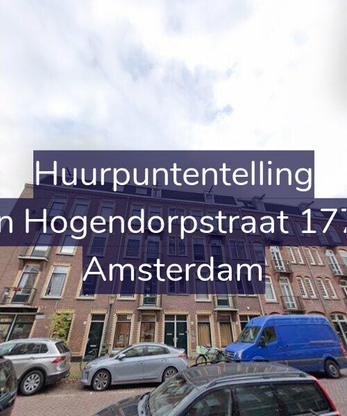 Foto gevel Huurpuntentelling voor Van Hogendorpstraat 177-1, Amsterdam