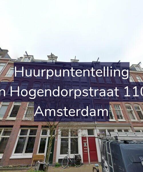 Foto gevel Huurpuntentelling voor Van Hogendorpstraat 110-2, Amsterdam