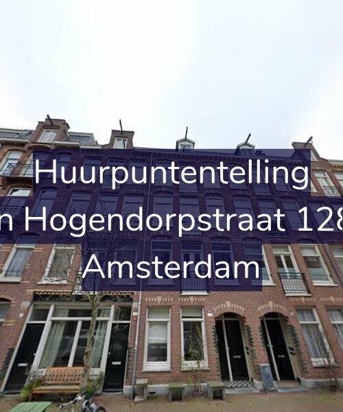 Foto gevel Huurpuntentelling voor Van Hogendorpstraat 128-1, Amsterdam