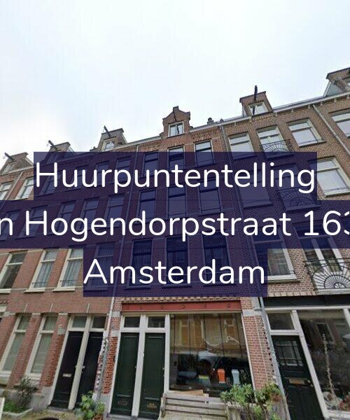 Foto gevel Huurpuntentelling voor Van Hogendorpstraat 163-3, Amsterdam