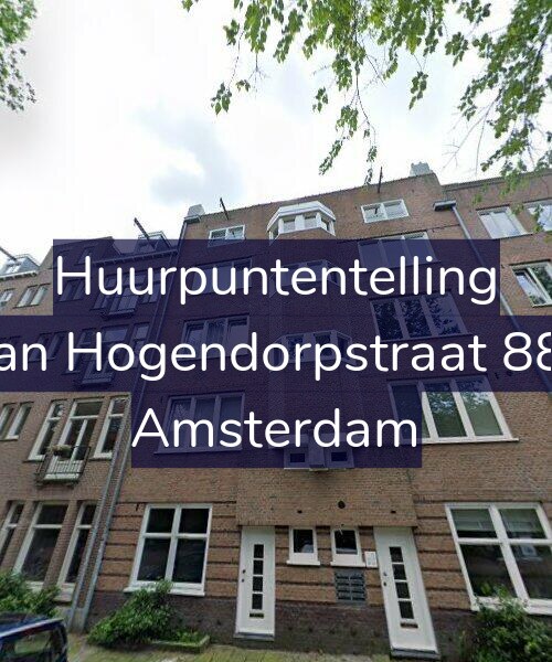 Foto gevel Huurpuntentelling voor Van Hogendorpstraat 887, Amsterdam