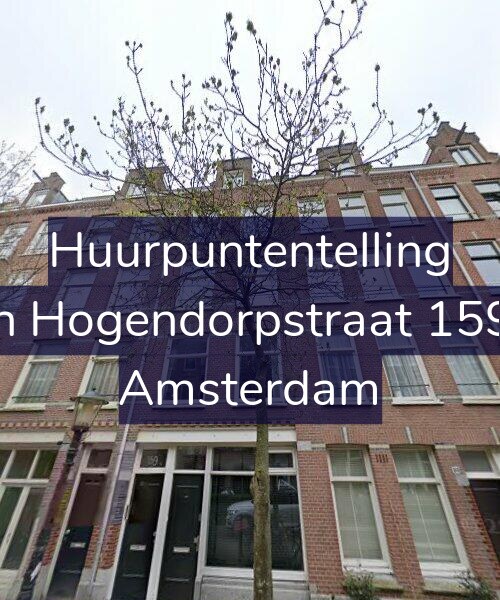 Foto gevel Huurpuntentelling voor Van Hogendorpstraat 159-H, Amsterdam