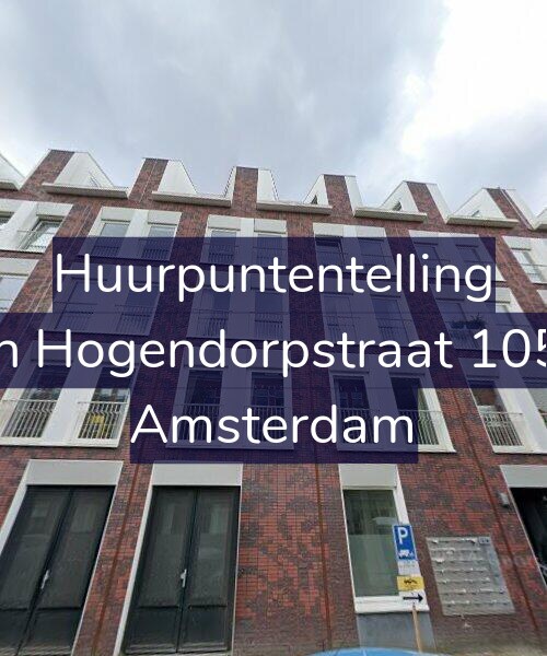 Foto gevel Huurpuntentelling voor Van Hogendorpstraat 105-B, Amsterdam