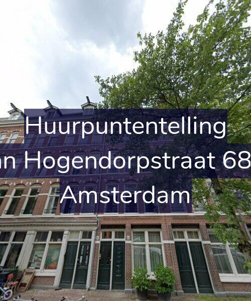 Foto gevel Huurpuntentelling voor Van Hogendorpstraat 68-C, Amsterdam