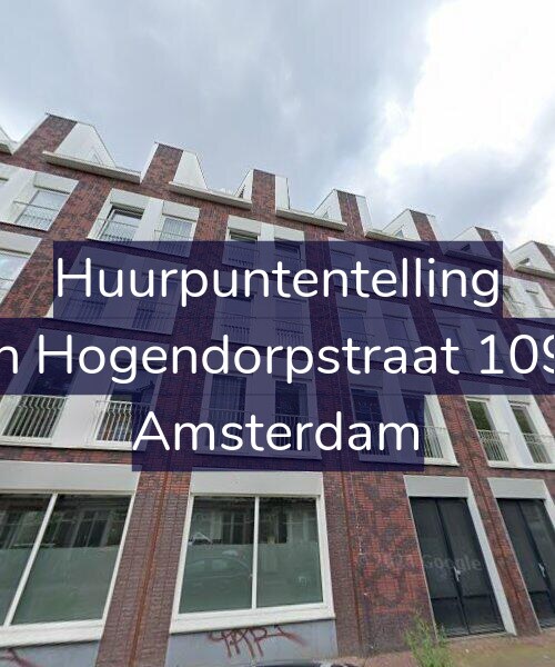 Foto gevel Huurpuntentelling voor Van Hogendorpstraat 109-C, Amsterdam