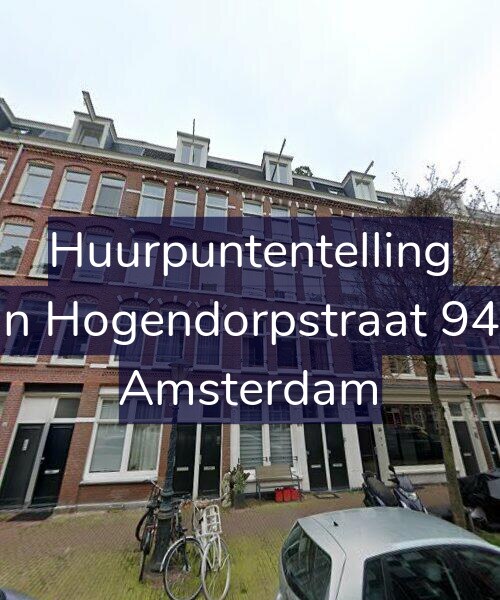 Foto gevel Huurpuntentelling voor Van Hogendorpstraat 94-H, Amsterdam