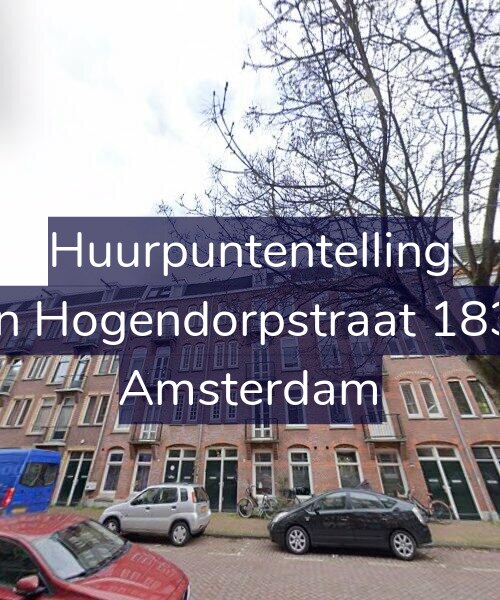 Foto gevel Huurpuntentelling voor Van Hogendorpstraat 183-4, Amsterdam