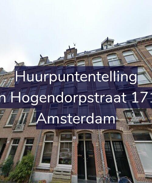 Foto gevel Huurpuntentelling voor Van Hogendorpstraat 171-2, Amsterdam