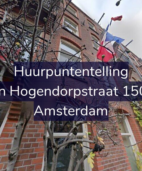 Foto gevel Huurpuntentelling voor Van Hogendorpstraat 150-3, Amsterdam