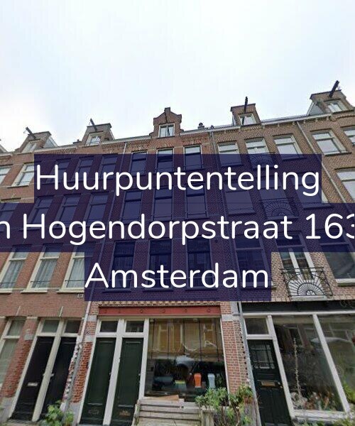 Foto gevel Huurpuntentelling voor Van Hogendorpstraat 163-H, Amsterdam