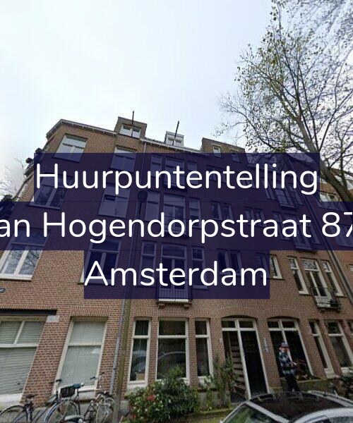 Foto gevel Huurpuntentelling voor Van Hogendorpstraat 873, Amsterdam