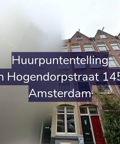 Foto gevel Huurpuntentelling voor Van Hogendorpstraat 145-H, Amsterdam