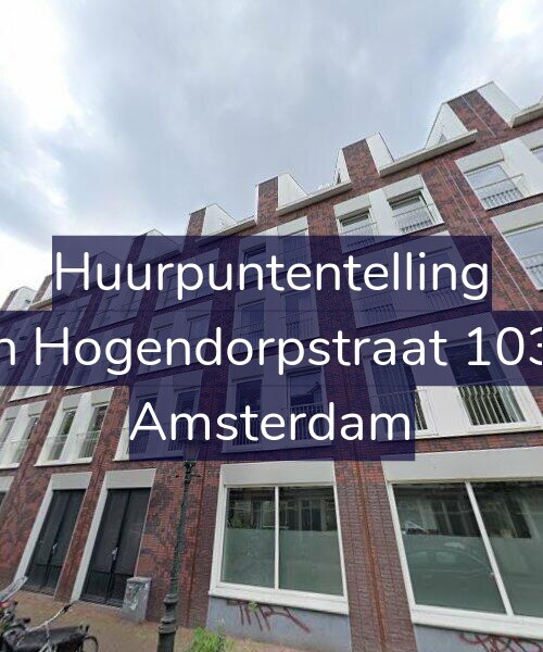 Foto gevel Huurpuntentelling voor Van Hogendorpstraat 103-D, Amsterdam