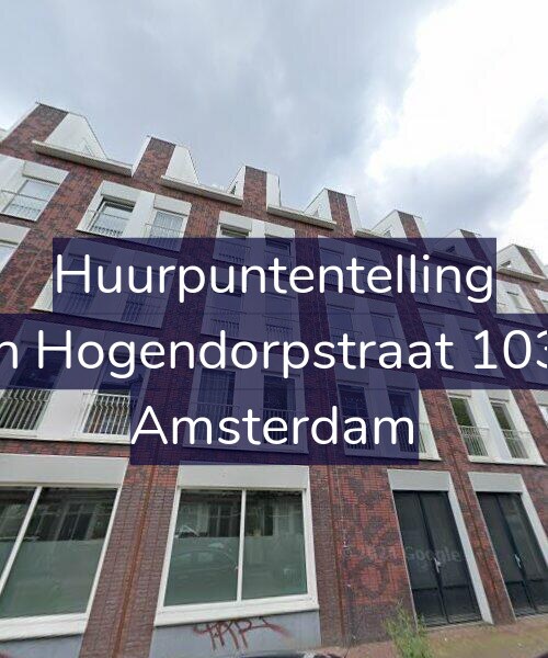 Foto gevel Huurpuntentelling voor Van Hogendorpstraat 103-C, Amsterdam