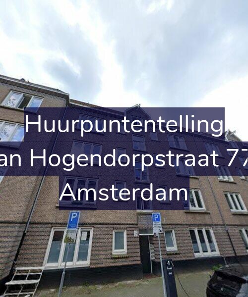 Foto gevel Huurpuntentelling voor Van Hogendorpstraat 779, Amsterdam