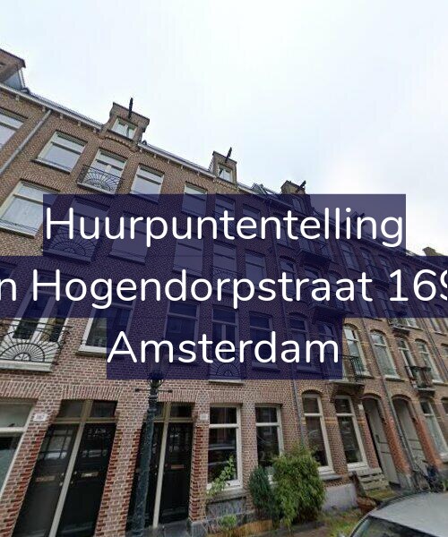 Foto gevel Huurpuntentelling voor Van Hogendorpstraat 169-2, Amsterdam