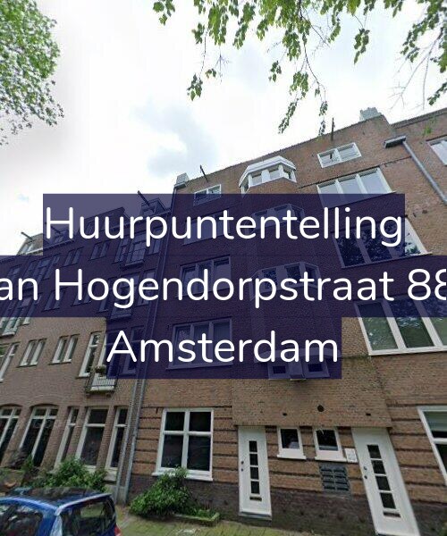 Foto gevel Huurpuntentelling voor Van Hogendorpstraat 881, Amsterdam