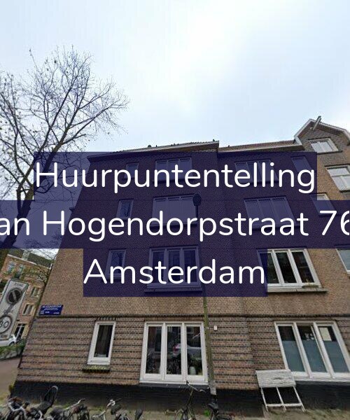 Foto gevel Huurpuntentelling voor Van Hogendorpstraat 765, Amsterdam