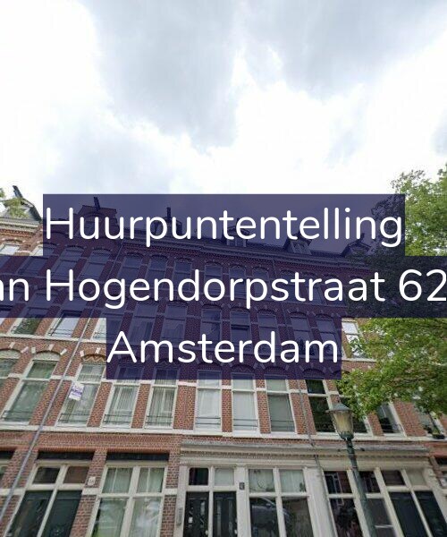 Foto gevel Huurpuntentelling voor Van Hogendorpstraat 62-3, Amsterdam