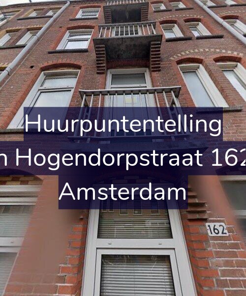 Foto gevel Huurpuntentelling voor Van Hogendorpstraat 162-H, Amsterdam