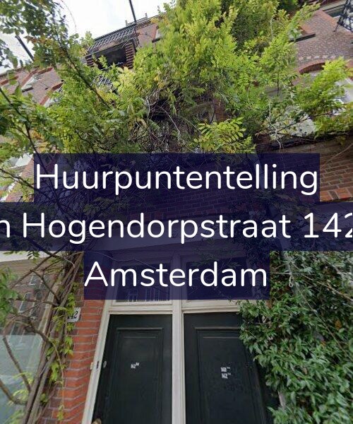 Foto gevel Huurpuntentelling voor Van Hogendorpstraat 142-H, Amsterdam