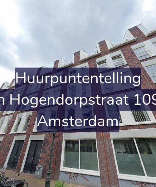 Foto gevel Huurpuntentelling voor Van Hogendorpstraat 109-D, Amsterdam