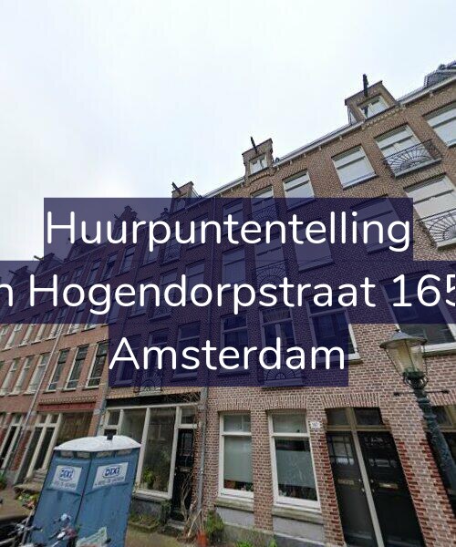 Foto gevel Huurpuntentelling voor Van Hogendorpstraat 165-H, Amsterdam