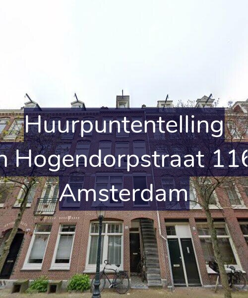 Foto gevel Huurpuntentelling voor Van Hogendorpstraat 116-H, Amsterdam