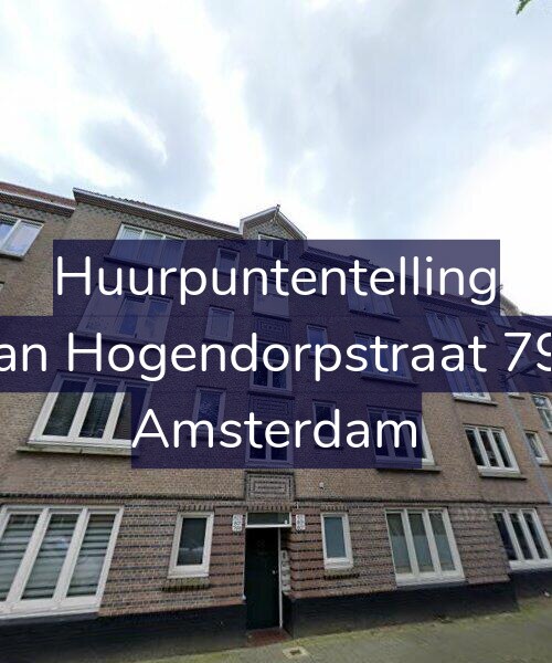 Foto gevel Huurpuntentelling voor Van Hogendorpstraat 799, Amsterdam