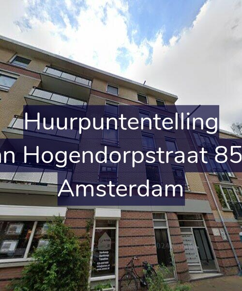Foto gevel Huurpuntentelling voor Van Hogendorpstraat 85-C, Amsterdam