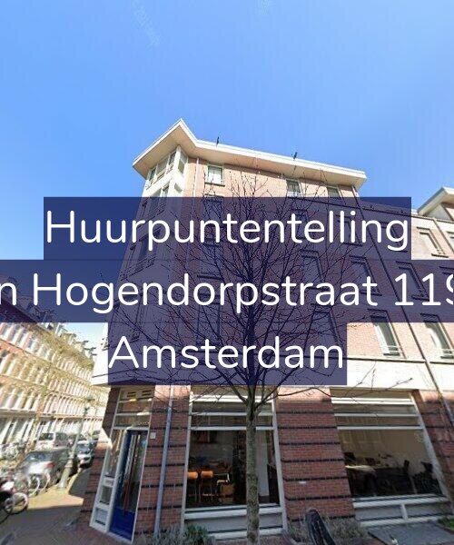 Foto gevel Huurpuntentelling voor Van Hogendorpstraat 119-E, Amsterdam