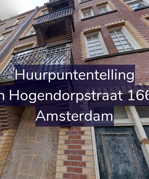 Foto gevel Huurpuntentelling voor Van Hogendorpstraat 166-H, Amsterdam