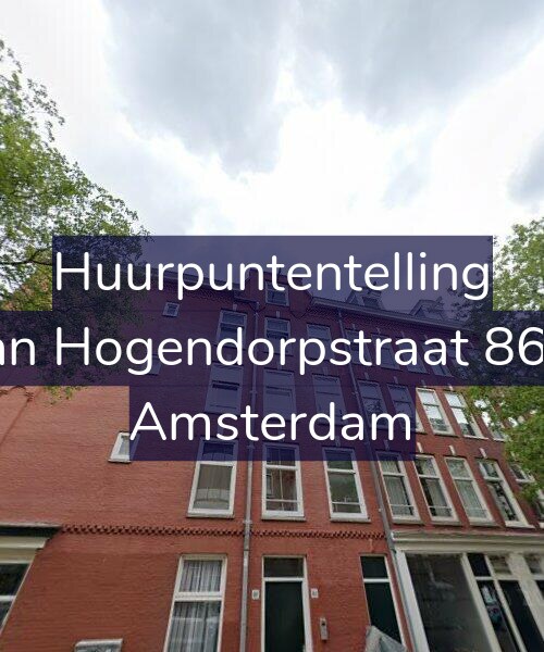 Foto gevel Huurpuntentelling voor Van Hogendorpstraat 86-3, Amsterdam