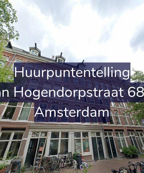 Foto gevel Huurpuntentelling voor Van Hogendorpstraat 68-B, Amsterdam