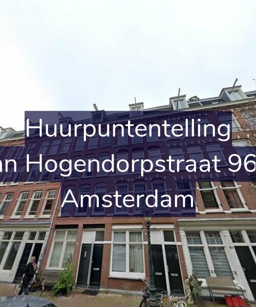 Foto gevel Huurpuntentelling voor Van Hogendorpstraat 96-1, Amsterdam