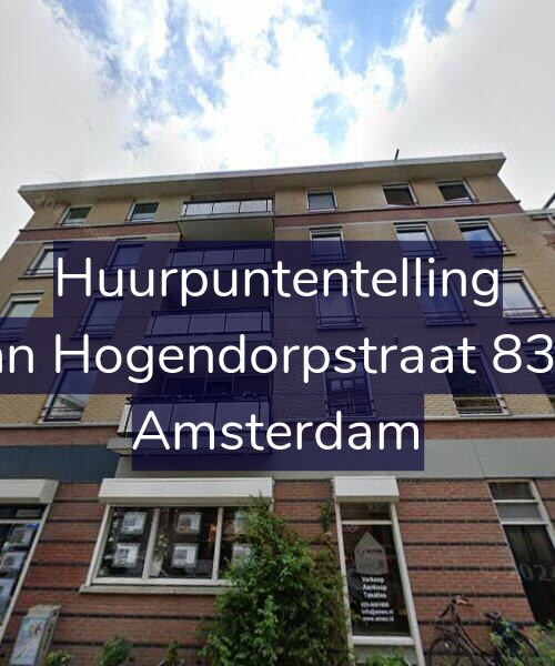 Foto gevel Huurpuntentelling voor Van Hogendorpstraat 83-C, Amsterdam