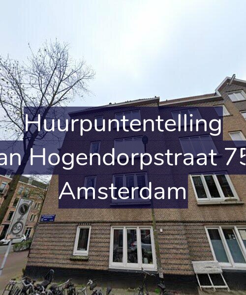 Foto gevel Huurpuntentelling voor Van Hogendorpstraat 755, Amsterdam