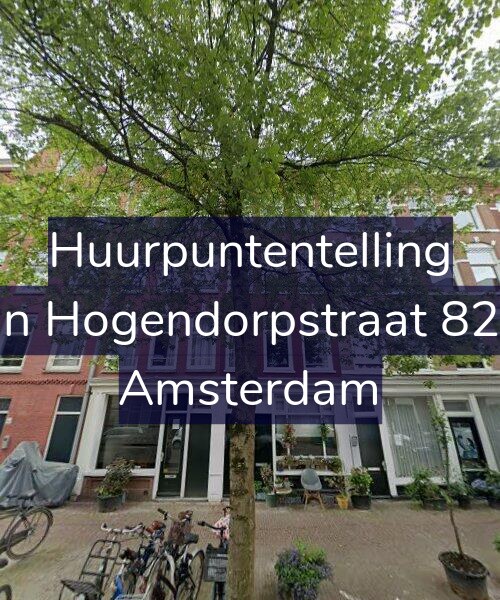 Foto gevel Huurpuntentelling voor Van Hogendorpstraat 82-H, Amsterdam