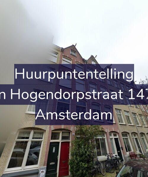 Foto gevel Huurpuntentelling voor Van Hogendorpstraat 147-1, Amsterdam