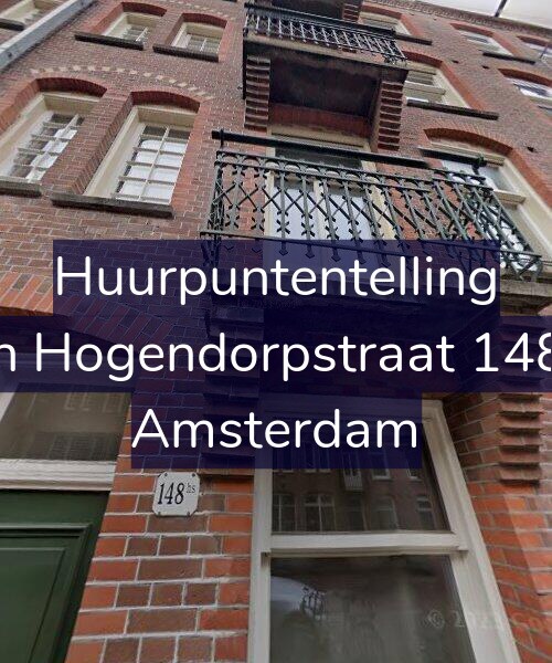 Foto gevel Huurpuntentelling voor Van Hogendorpstraat 148-H, Amsterdam