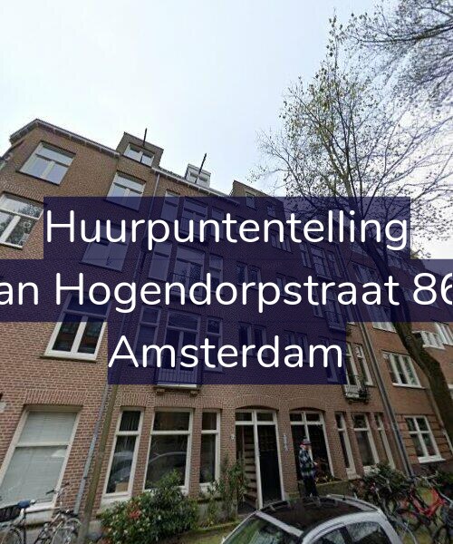Foto gevel Huurpuntentelling voor Van Hogendorpstraat 865, Amsterdam