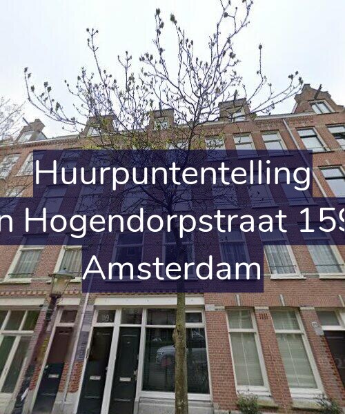 Foto gevel Huurpuntentelling voor Van Hogendorpstraat 159-2, Amsterdam