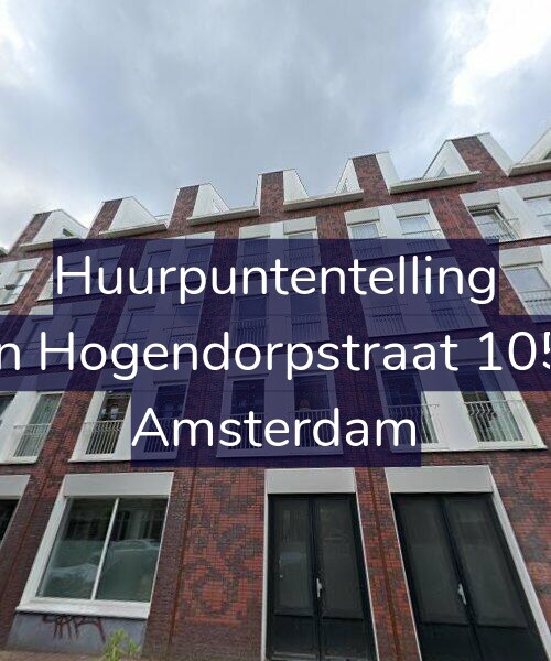Foto gevel Huurpuntentelling voor Van Hogendorpstraat 105-E, Amsterdam