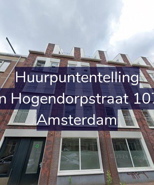 Foto gevel Huurpuntentelling voor Van Hogendorpstraat 107-F, Amsterdam