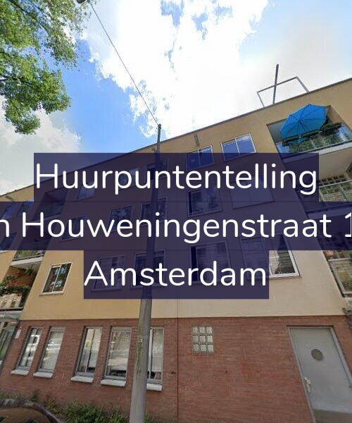 Foto gevel Huurpuntentelling voor Van Houweningenstraat 185, Amsterdam