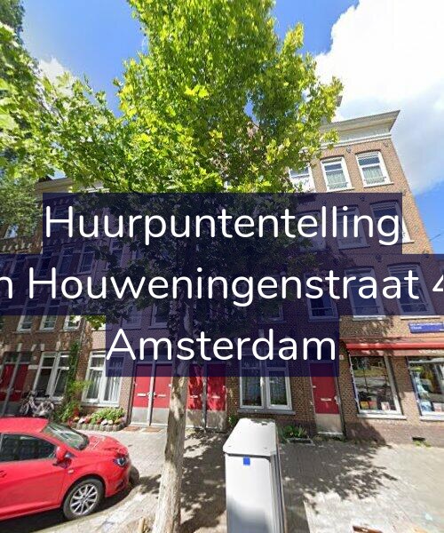 Foto gevel Huurpuntentelling voor Van Houweningenstraat 4-H, Amsterdam